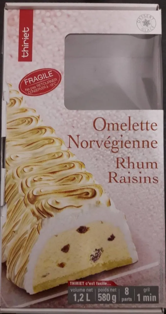 Omelette Norvégienne Rhum Raisin