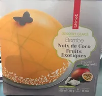 Bombe Noix de Coco Fruits Exotiques