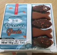 Assortiment de 12 Poissons Glacés