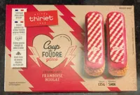 Éclair glacée framboise nougat