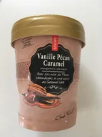 Crème Glacée Vanille Noix De Pécan Sauce Caramel