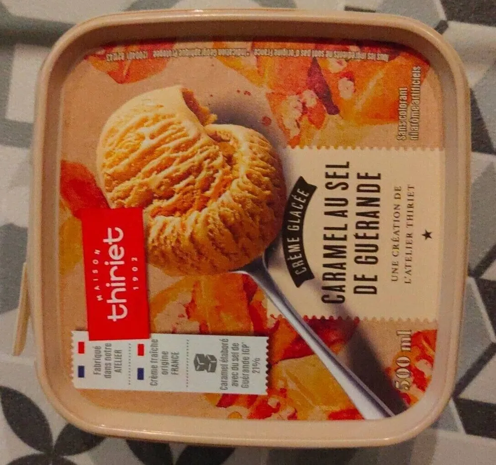 Crème glacée au caramel au sel de guérande