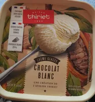 Creme glacee chocolat blanc
