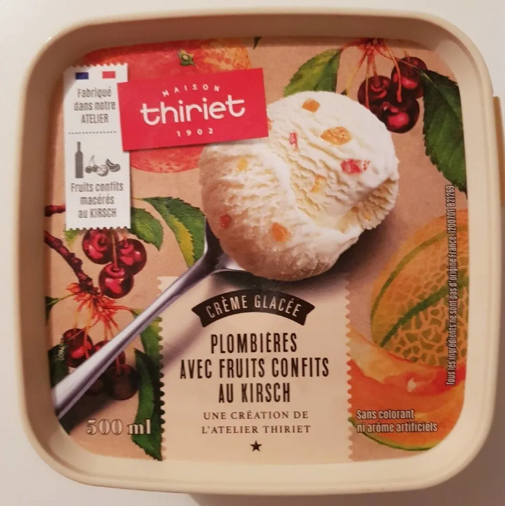 Crème Glacée Plombières