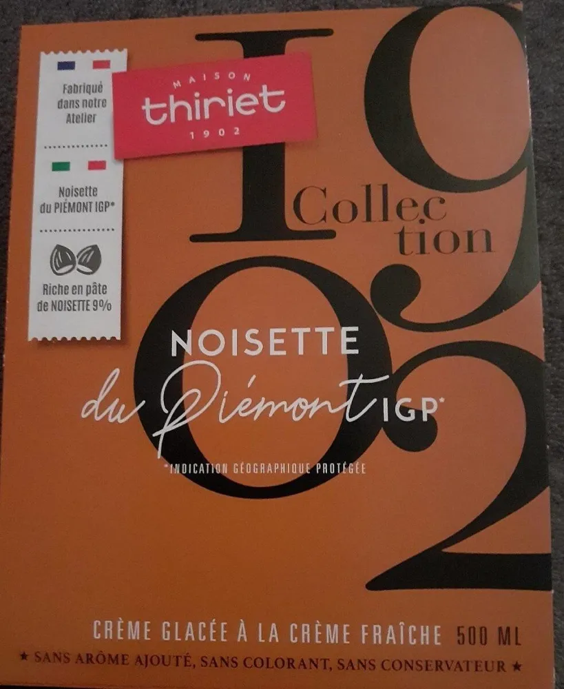 Noisette du Piémont collection 1902