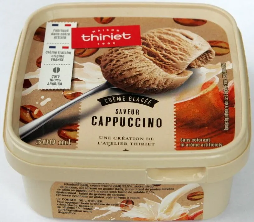 Crème glacée saveur Cappuccino