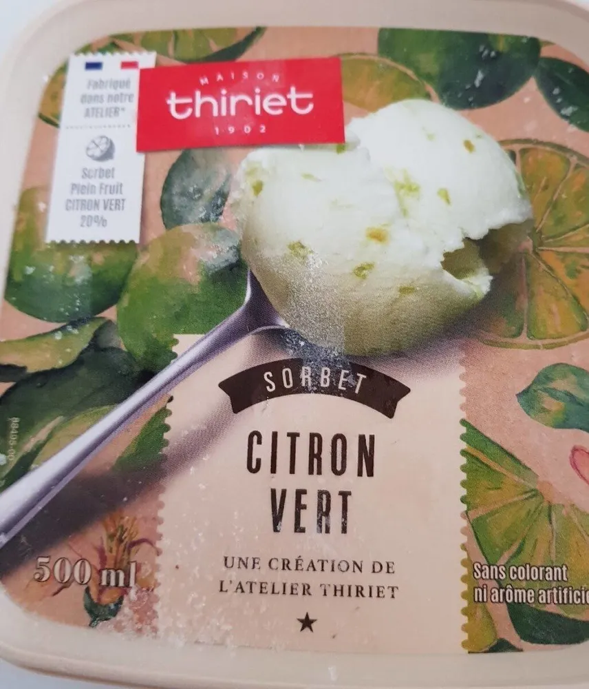 Sorbet citron vert