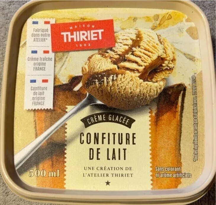 Crème glacée « confiture de lait »