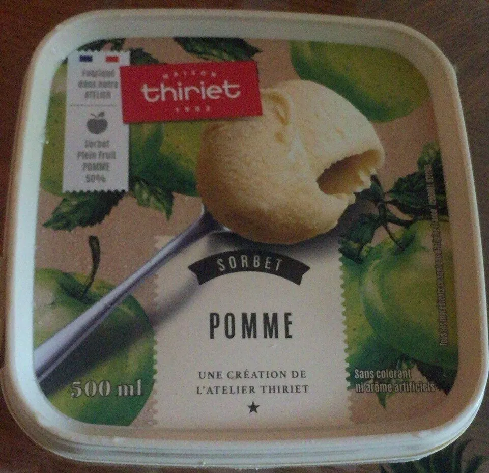 Sorbet pomme