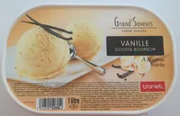 Grand' Saveurs Crème glacée Vanille Gousse Bourbon à la crème fraîche