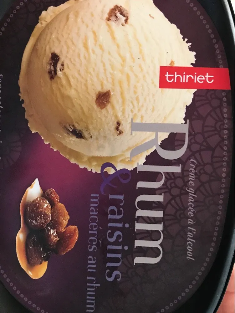 Rhum raisin Thiriet