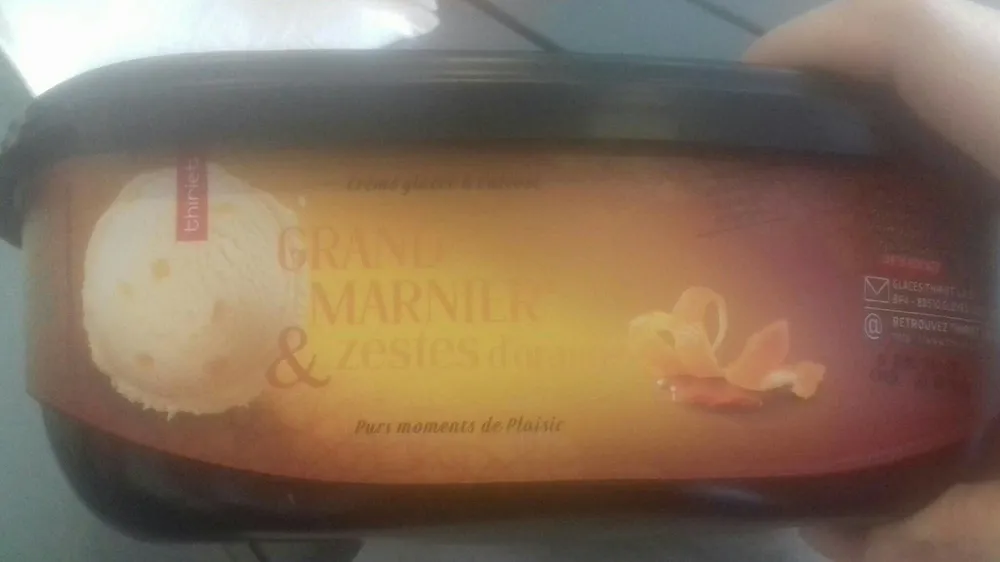 creme glacée à l'alcool grand marnier