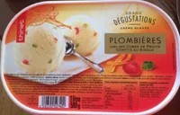 Plombières avec des Cubes de Fruits Confits au Kirsch