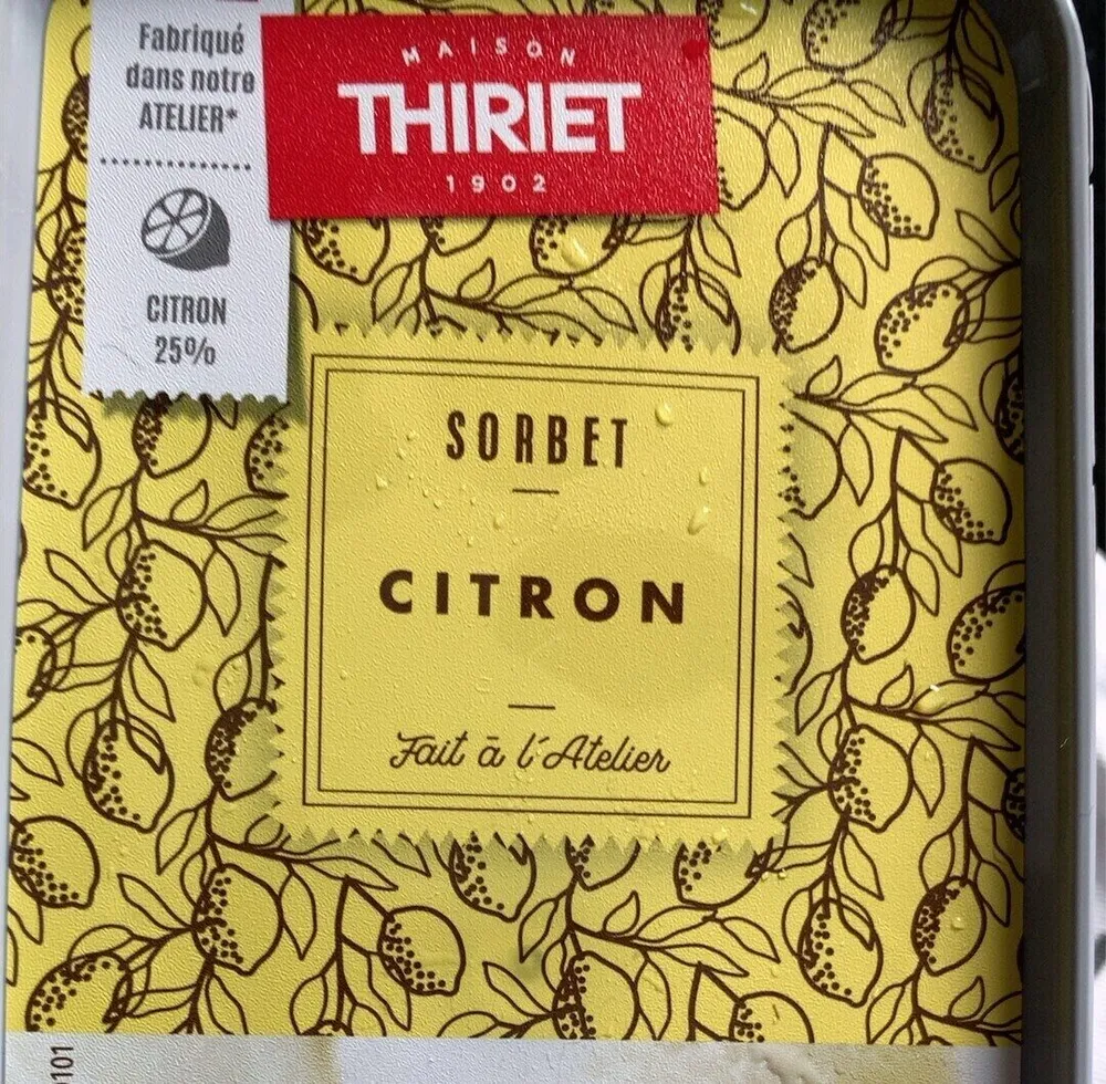 Sorbet citron