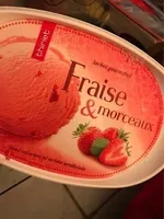 Sorbet gourmand fraise et morceaux