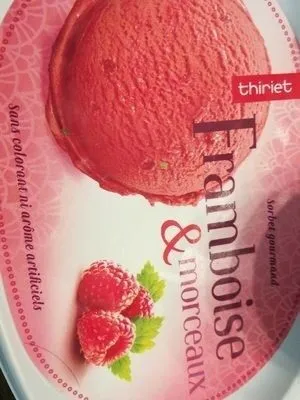 Sorbet framboise & morceaux