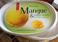Sorbet gourmand Mangue & morceaux de fruits exotiques