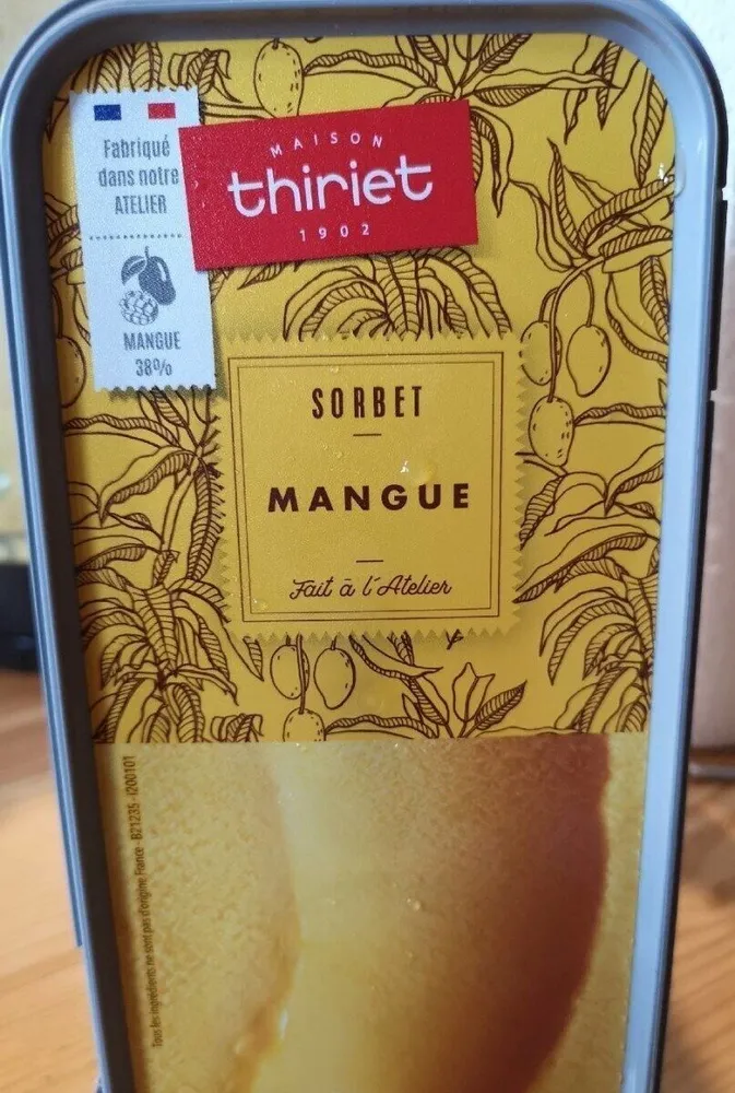 Sorbet mangue