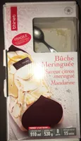 Bûche Meringuée Saveur Citron Meringué Mandarine