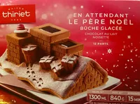 Bûche glacée Chocolat au Lait/Noisette