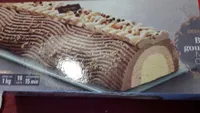 Bûche Gourmande Noisette Chocolat Vanille