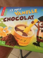 12 pots Vanille Chocolat