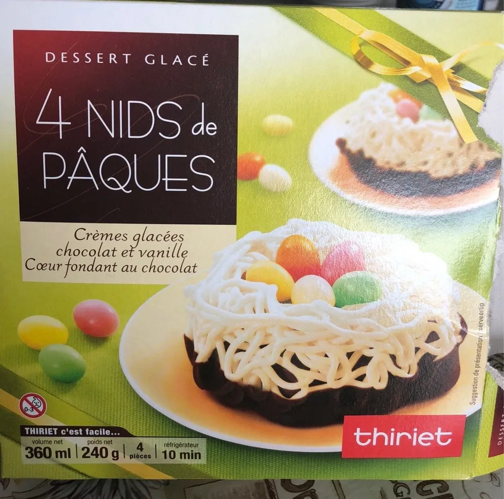 4 nids de paques