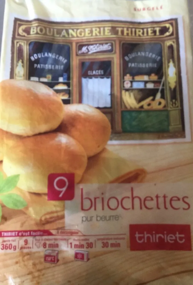 9 Briochettes pur beurre