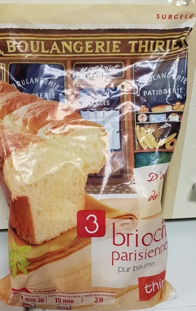 3 brioches parisiennes pur beurre