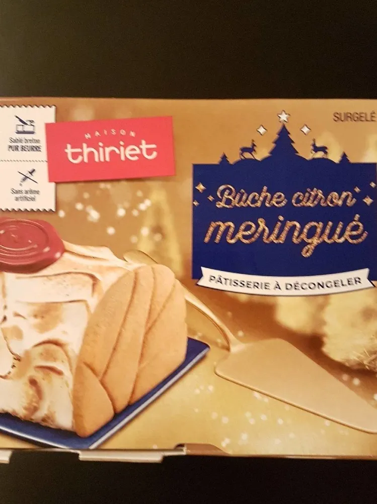 Bûche citron meringué