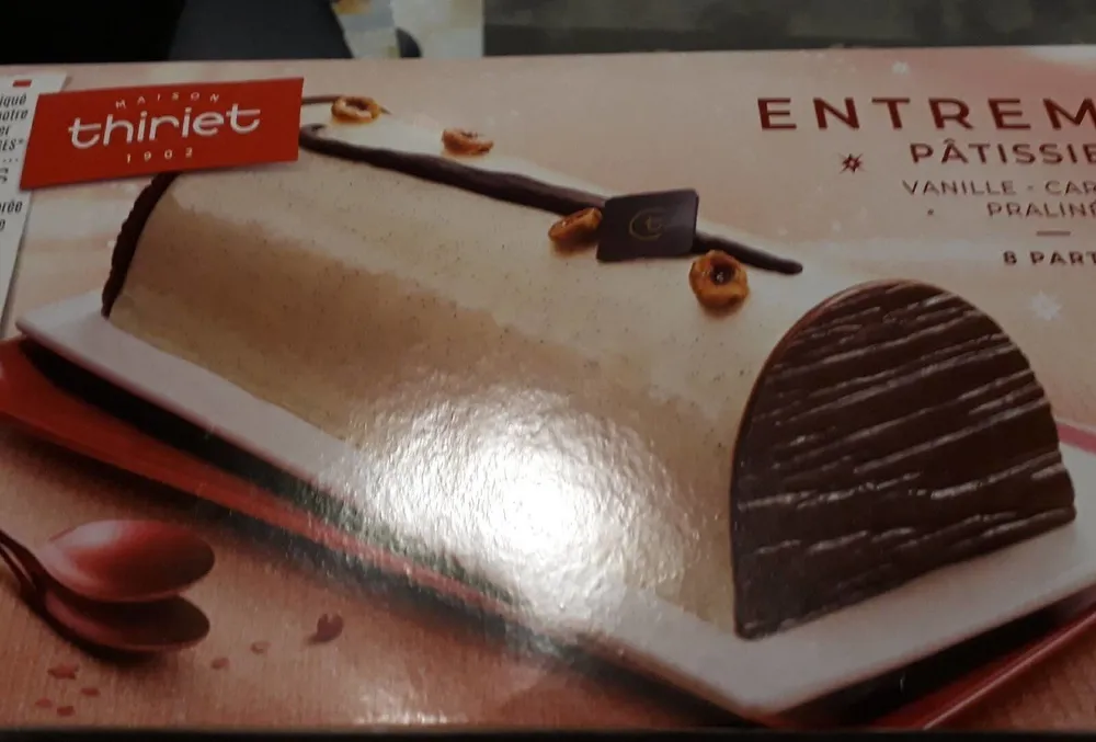 Entremets pâtissier vanille caramel