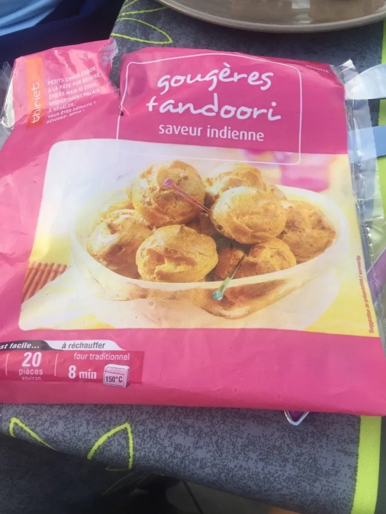 Gougeres tandori saveur indienne