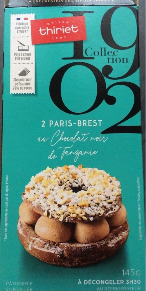 1902 Collection 2 Paris-Brest Chocolat noir de Tanzanie