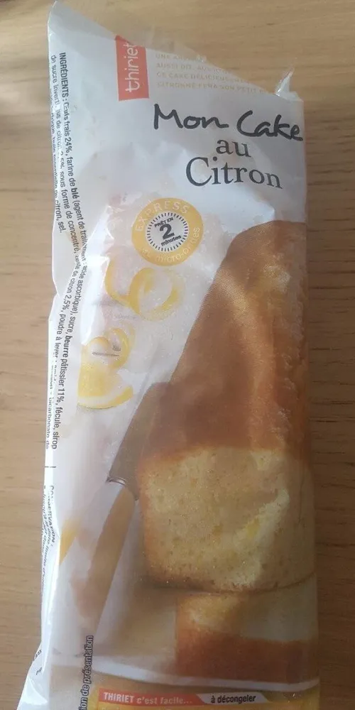 Mon cake au citron