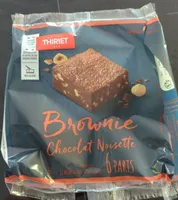 Brownie chocolat noisette