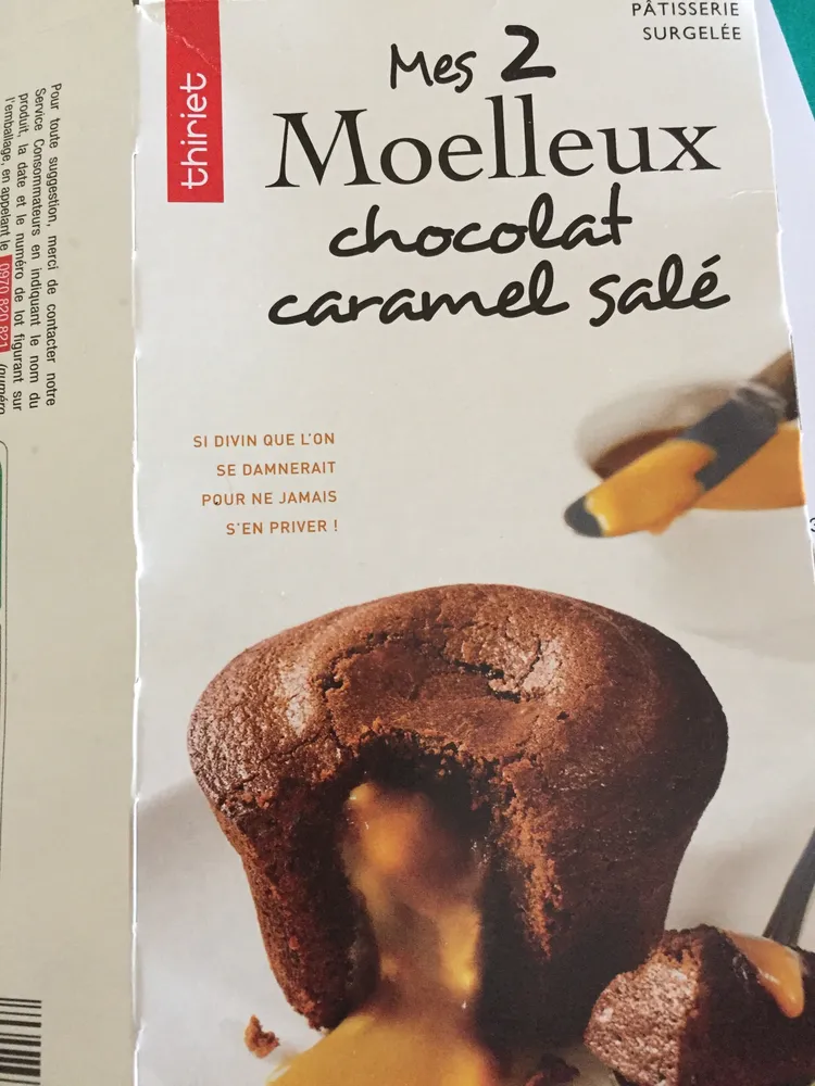 Moelleux chocolat caramel salé