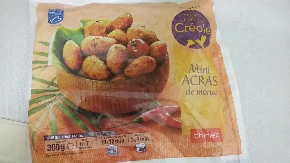 Mini acras de morue