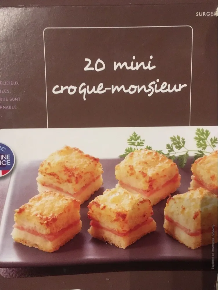 20 mini croque-monsieur