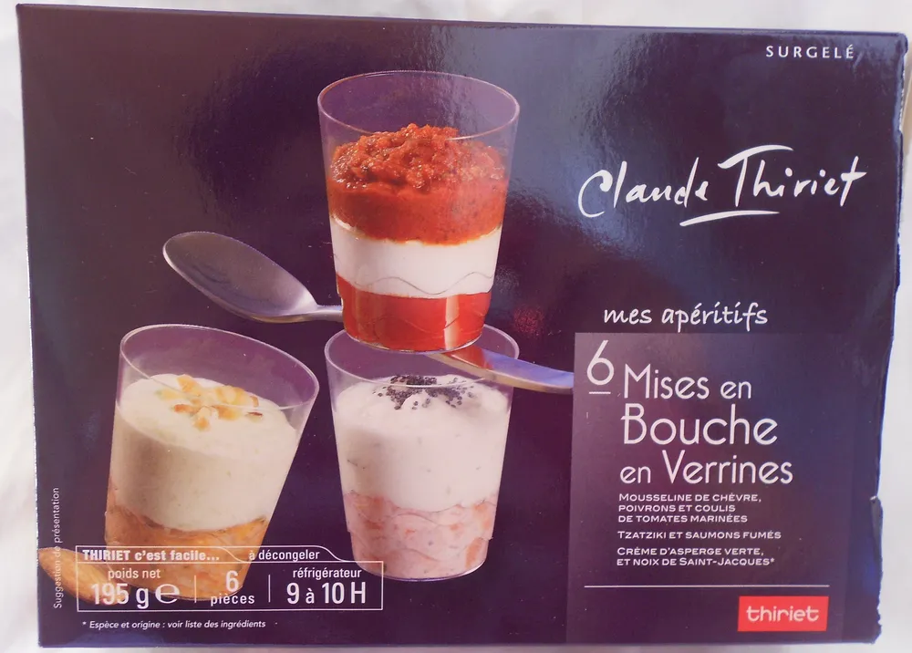 Mise en bouche en verrine