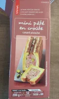 Mini pâté en croûte, canard pistache
