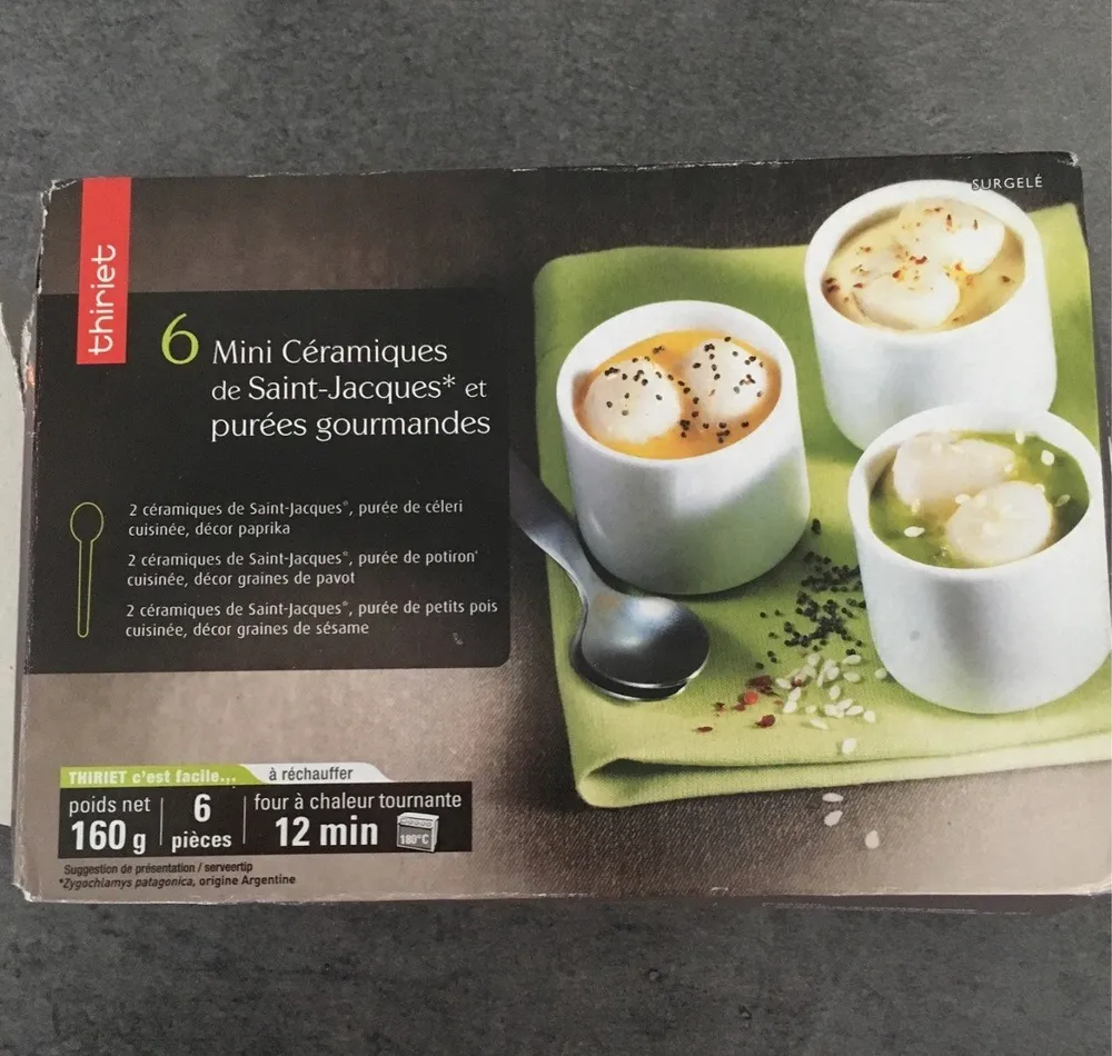 Saint jacques et purées gourmandes