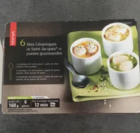 Saint jacques et purées gourmandes