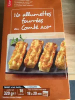 Allumettes fourrees au comte