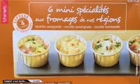 6 mini spécialités aux fromages de nos régions