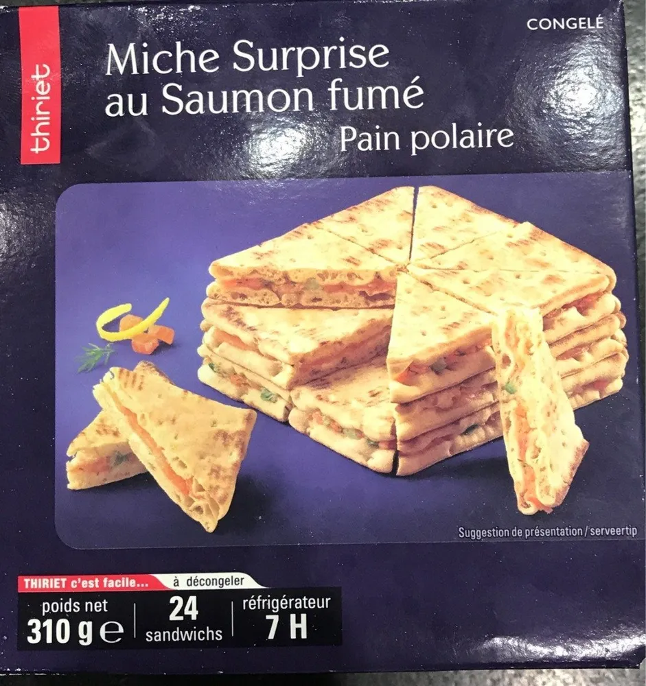 Miche surprise au saumon fumé