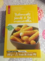 Batonnets panes mozzarella