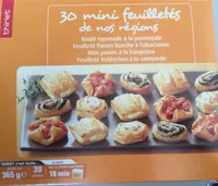 30 mini feuilletés de nos régions