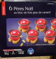 Père Noël au bloc de foie gras de canard