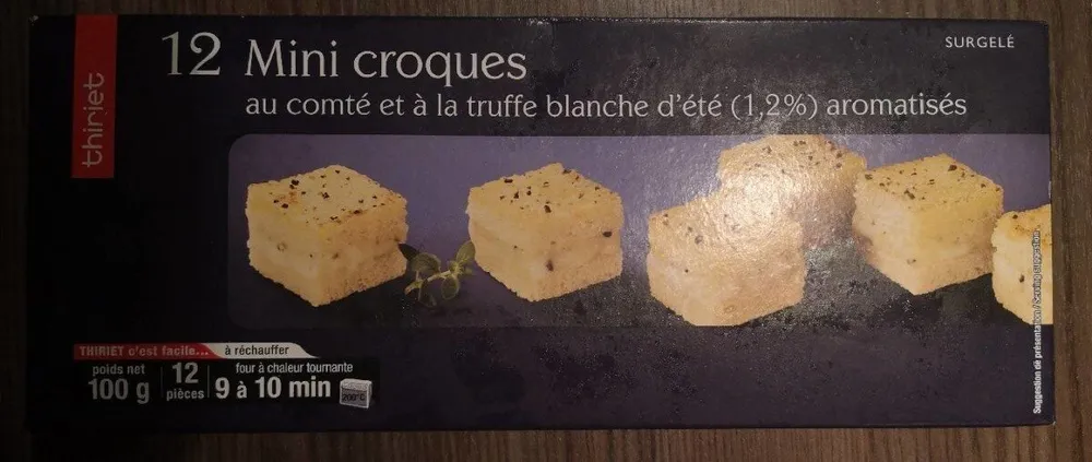 Mini croques au comté et à la truffe blanche d'été