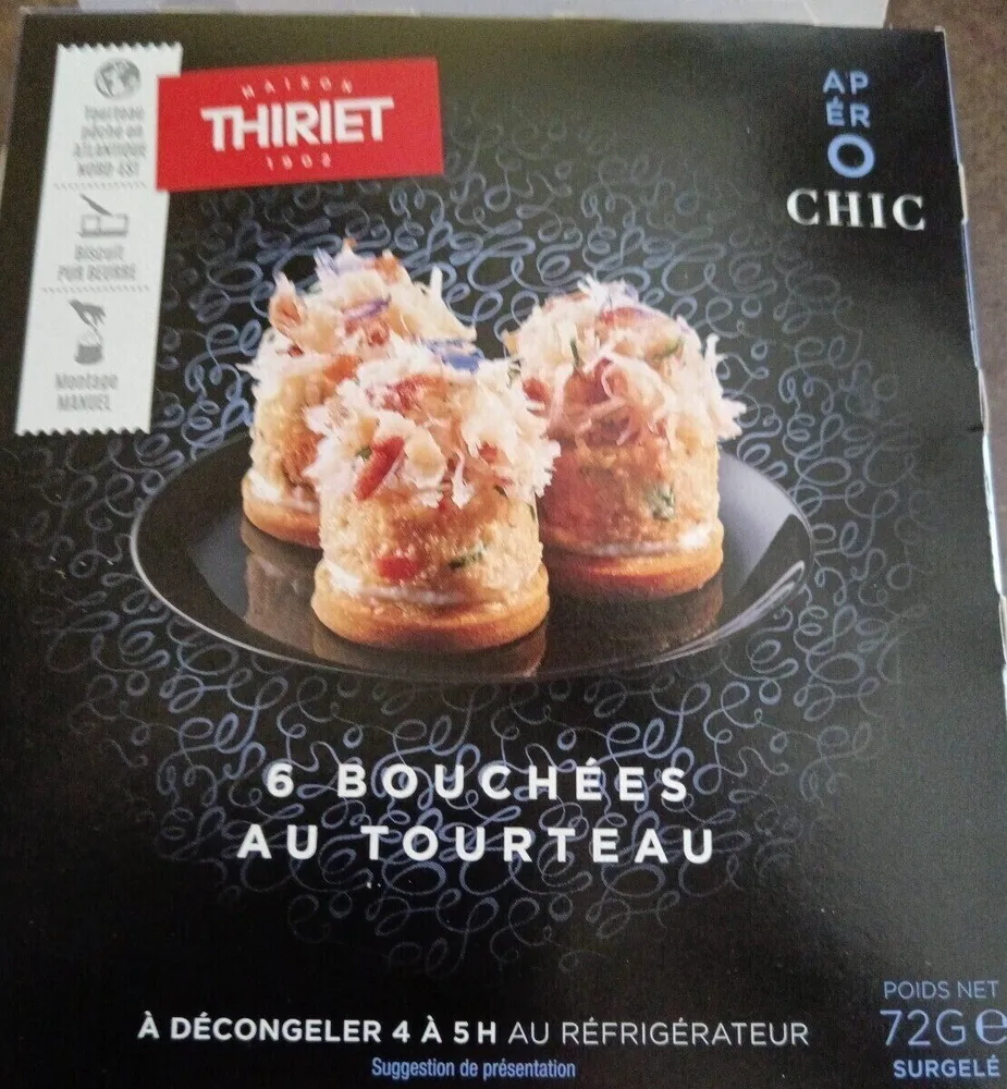 Bouchées au tourteau